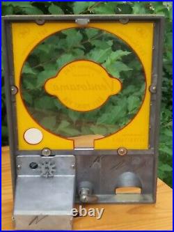 Vintage 1950's Coin Op. 10 Cent Vendorama Pen Vending Machine in EXCELLENT Cond