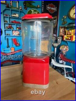 Vintage 1950's Oak /Acorn All Purpose 1 Cent vending machine