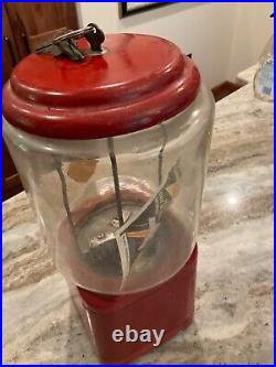 Vintage 1950's Oak /Acorn All Purpose 1 Cent vending machine