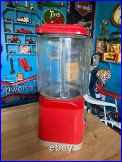 Vintage 1950's Oak /Acorn All Purpose 1 Cent vending machine