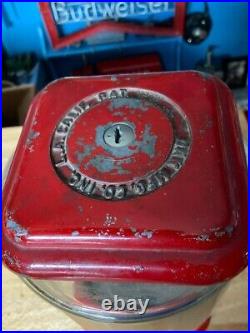Vintage 1950's Oak /Acorn All Purpose 1 Cent vending machine