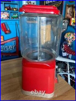 Vintage 1950's Oak /Acorn All Purpose 1 Cent vending machine