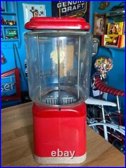 Vintage 1950's Oak /Acorn All Purpose 1 Cent vending machine
