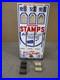 Vintage 1950's Shipman Enamel 3 Slot Stamp Vendor 10¢ 5¢ Vending Machine WORKS