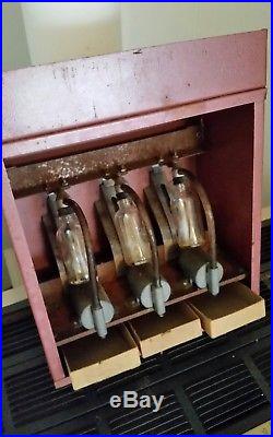 Vintage 1950's Spray-A-Way Cologne Coin-Op Vending machine