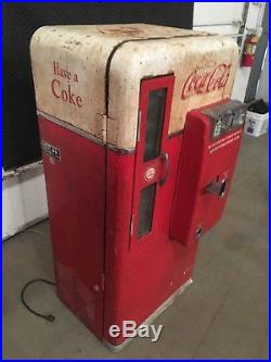 Vintage 1950's Vendo 56 Glass Door Coca Cola Machine Coke Soda Pop Chicago