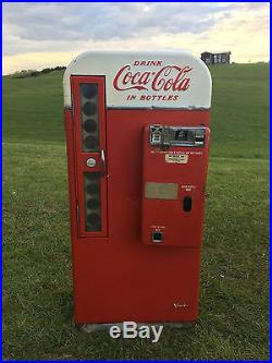 Vintage 1950's Vendo 81D Coca Cola Vending Machine Coke Soda Cooler restoration