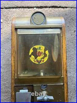 Vintage 1950's Victor Baby Grand Gumball Vending Machine