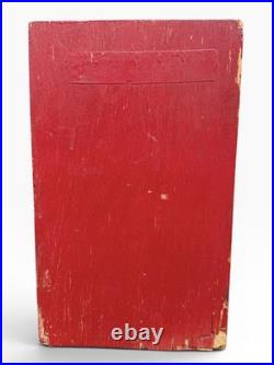 Vintage 1950's Well Worn Victor Charm Vending Machine, Not Tested, No Key