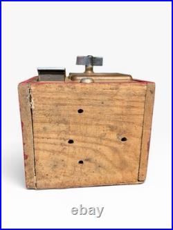 Vintage 1950's Well Worn Victor Charm Vending Machine, Not Tested, No Key