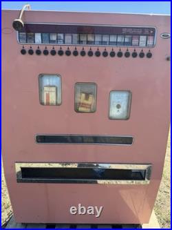 Vintage 1950's cigarette dispenser Machine Pink