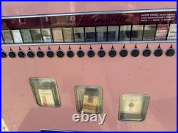 Vintage 1950's cigarette dispenser Machine Pink