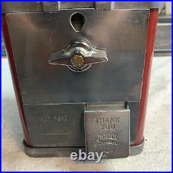 Vintage 1950's king Koin 1¢ Candy Gumball Nut vending Machine