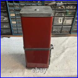 Vintage 1950's king Koin 1¢ Candy Gumball Nut vending Machine