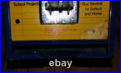 Vintage 1950s 10 Cent Dime Quality Pencils Coin Operated School Vending Machine