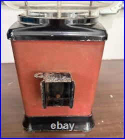 Vintage 1950s/1960s Commercial Penny Gum Candy Vending Machine Authentic withKey
