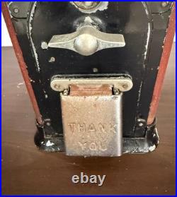 Vintage 1950s/1960s Commercial Penny Gum Candy Vending Machine Authentic withKey