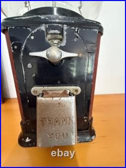 Vintage 1950s/1960s Commercial Penny Gum Candy Vending Machine Authentic withKey