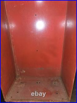 Vintage 1950s Baseball Card 5 Cent Vending Machine with 1977 Cards On Face Rare