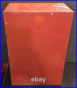 Vintage 1950s Baseball Card 5 Cent Vending Machine with 1977 Cards On Face Rare