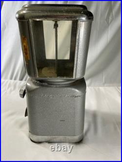 Vintage 1950s Bell National 5 Cent Gumball Candy Vending Machine Coin Op Nickel