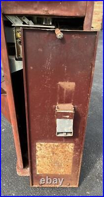 Vintage 1950s Cebco Gold Medal Automatic Popcorn Vending Machine Coin Operated