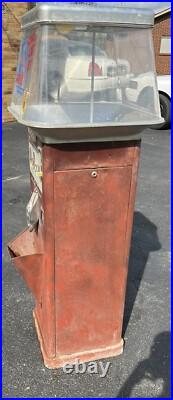 Vintage 1950s Cebco Gold Medal Automatic Popcorn Vending Machine Coin Operated