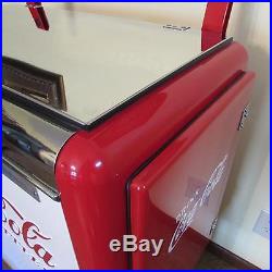 Vintage 1950s Fully Restored Embossed Coca Cola Ideal Slider A55 Vending Machine