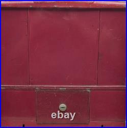 Vintage 1950s Premiere Oak Mfg Co Inc Coin-Operated Gum & Card Vending Machine