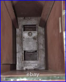 Vintage 1950s Premiere Oak Mfg Co Inc Coin-Operated Gum & Card Vending Machine