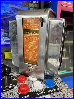 Vintage 1950s Swami Knows All Fortune Napkin Dispenser Twilight Zone FREE SHIP
