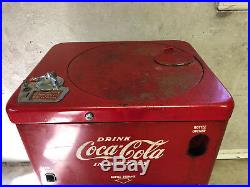 Vintage 1950s Vendo A23 Coca Cola Spin Top Vending Machine