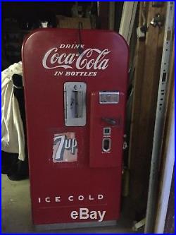 Vintage 1950s Vendo Coke Coca Cola Soda Vending Machine Model F39b5. It Works