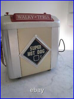 Vintage 1950s Walky-Teria Hot Dog Vending Machine for Baseball Games etc