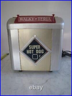 Vintage 1950s Walky-Teria Hot Dog Vending Machine for Baseball Games etc