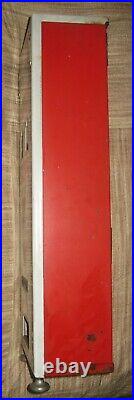 Vintage 1950s Wall Mounted Uncle Sam US Postage Stamp Porcelain Vending Machine