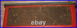 Vintage 1950s Wall Mounted Uncle Sam US Postage Stamp Porcelain Vending Machine