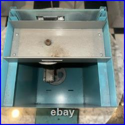 Vintage 1950s hit the target space age penny gum skill machine original coin