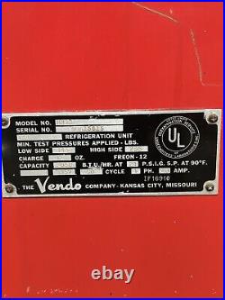 Vintage 1956 Vendo 81B Coca Cola Machine- Excellent Original Condition