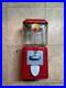 Vintage 1960's Bell National Oak Acorn 1 CENT Gumball Vending Machine With Keys