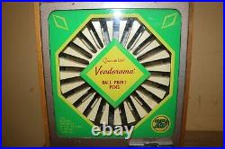 Vintage 1960's Vendorama Ball Point Pen 25c Vending Machine NICE & WORKS WithKEY