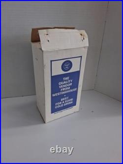 Vintage 1960s Westinghouse Soft Drink Vending Machine AM/FM Radio WORKS/NIB