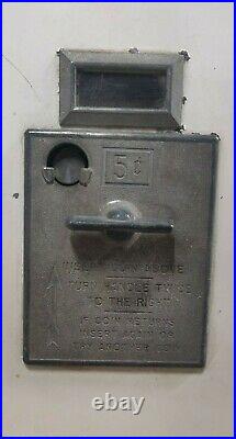 Vintage 1961 Modess Vending Machine Sanitary Pad Dispenser Coin Op 5 cent