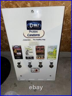 Vintage 1970 Condom Vending Machine Original Novelty Previously Refurbished