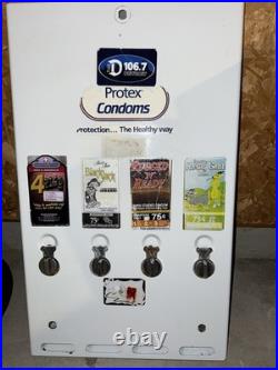 Vintage 1970 Condom Vending Machine Original Novelty Previously Refurbished