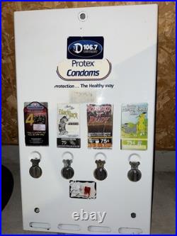Vintage 1970 Condom Vending Machine Original Novelty Previously Refurbished