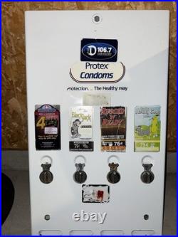 Vintage 1970 Condom Vending Machine Original Novelty Previously Refurbished
