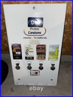 Vintage 1970 Condom Vending Machine Original Novelty Previously Refurbished