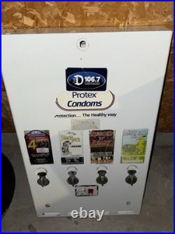 Vintage 1970 Condom Vending Machine Original Novelty Previously Refurbished