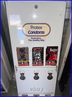 Vintage 1970 Condom Vending Machine Original Previously Refurbished